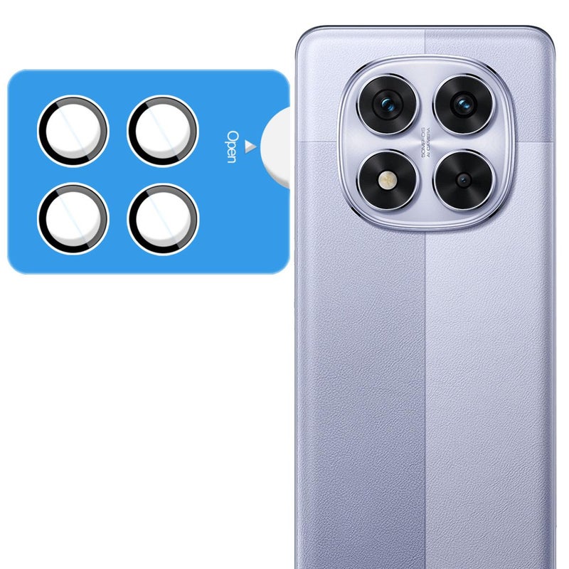 For Redmi Note 14 Pro 5G / Poco X7 5G Glass Rear Camera Lens Film Phone Case Exclusive, Self-Positioning Version - Image 1